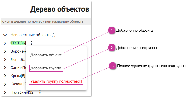 3.8. Панель «Дерево объектов» 