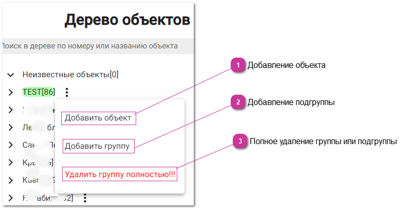 3.8. Панель «Дерево объектов» 